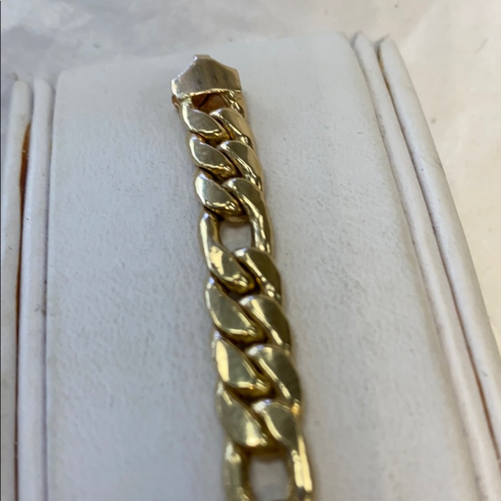 NEW 14K Gold Chain Bracelet - Picture 4 of 8